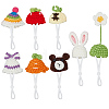 8Pcs 8 Styles Polyester Doll Hat DIY-SC0033-54B-1