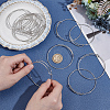 15Pcs Stainless Steel Adjustable Bangle Making BJEW-UN0001-64MS-4