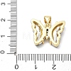 Brass Micro Pave Clear Cubic Zirconia Pendants CU-CBA83A6-05G-14-3