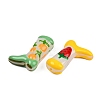 Boot Baking Paint Glass Enamel  Beads LAMP-C020-02-3