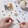 304 Stainless Steel Stud Earring Findings STAS-UN0065-03-4