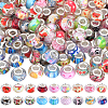 120Pcs Resin European Beads FIND-SP0002-05D-1