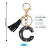 1Pc Resin Letter Keychains KEYC-TADJ0001-09C-3