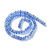 Transparent Electroplate Glass Beads Strands GLAA-Q099-C01-11-1-2