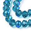 Electroplate Glass Beads Strands EGLA-A044-T1mm-L27-2