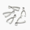 Anti-Tarnish Rhodium Plated 925 Sterling Silver Pendant Bails STER-E061-58P-1