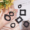 12Pcs 6 Style Resin Picture Frames RESI-CP0001-02-3