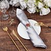 Fingerinspire Arrow & Heart Alloy Napkin Rings AJEW-FG0001-69-5