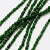 Synthetic Green Goldstone Beads Strands G-A129-2mm-G01-1