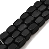 Natural Black Onyx Beads Strands G-F791-C05-2