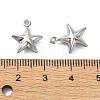 304 Stainless Steel Charms STAS-L024-012P-3