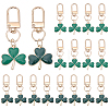20Pcs 2 Styles Alloy Enamel Pendant Decorations HJEW-CP00087-1
