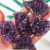 Natural Amethyst Irregular Raw Druzy Display Decorations PW-WG85295-01-2