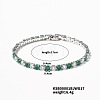 Brass Rhinestone Cup Chains Bracelet for Elegant Women with Subtle Luxury Feel SE6435-3-1