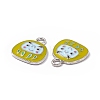 Alloy Enamel Pendants ENAM-H039-04P-3