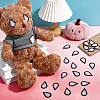 150 Pairs Felt Craft Doll Eye DIY-NB0016-43B-4