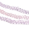 Transparent Painted Glass Beads Strands LS-DGLA-A034-T2mm-A05-4