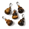 Natural Tiger Eye Pendants G-B127-03P-02-2