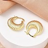Brass Hoop Earrings for Women KK-CBAD851-42G-3