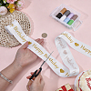 10Yards Polyester Happy Birthday Ribbon OCOR-FG0003-41C-3