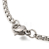 Constellation 304 Stainless Steel Box Chain Sun Pendant Necklaces NJEW-S003-01P-4