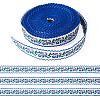 10Yards Polyester Flower Ribbon OCOR-TA0003-63A-1
