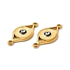 201 Stainless Steel Enamel Connector Charms STAS-P320-17G-2