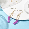 Imitation Jade Glass Dangle Earrings EJEW-JE05924-04-2