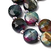 Dyed Natural Tiger Eye Beads Strands G-D105-A12-03-4