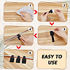 100Pcs Self-adhesive Nylon Hook & Loop Cable Tie FIND-GA0008-92-3