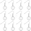60Pcs 304 Stainless Steel Earring Hooks STAS-BBC0009-93A-7