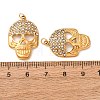304 Stainless Steel Rhinestone Pendants RB-CBA9088-04G-C-3