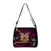 Owl Printed Polyester Shoulder Bags PW-WG8B7D6-03-1