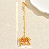 Ethnic Style Tassel Brass with Cubic Zirconia Hair Extension Chain for Women PU2601-2