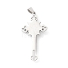 Non-Tarnish 304 Stainless Steel Big Pendants X-STAS-D052-03P-2