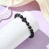 Synthetic Turquoise & Natural Carnelian & Obsidian & Dyed Malaysia Jade Beaded Stretch Bracelets for Women BJEW-JB14051-01-2
