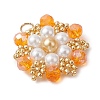 TOHO Glass Seed Beaded Pendants PALLOY-MZ01276-02-2