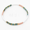 Bohemian Glass Seed Beaded Stretch Bracelets JM4508-20-1