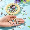 60Pcs 6 Colors Synthetic Turquoise Pendants PALLOY-TAC0289-6