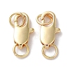 Rack Plating Brass Lobster Claw Clasps KK-F090-24LG-02-1