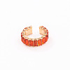 Alloy Rhinestone Cuff Earrings for Women WGFB2B6-08-1