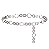 Alloy Ring Link Chain Waist Belly Chains for Women FS-WGC2DCA-02-2