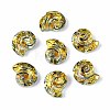 140Pcs Electroplate Glass Charms EGLA-T029-05C-1