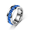 304 Stainless Steel Gear Rotatable Finger Rings FS-WGAD37A-15-1