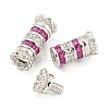 925 Sterling Silver Micro Pave Cubic Zirconia Screw Clasps STER-U001-05B-P-2