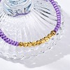 Polyester Cord Braided Bead Bracelets for Women BJEW-L698-01G-04-2