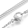 Non-Tarnish 304 Stainless Steel Necklace LS-MAK-K004-11P-2