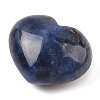 Natural Sodalite Love Heart Stone G-I367-03N-2