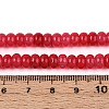 Dyed Natural White Jade Beads Strands G-T139-59A-05-5
