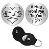 Pocket Hug Token Long Distance Relationship Keepsake Keychain Making Kit DIY-CN0002-67F-1